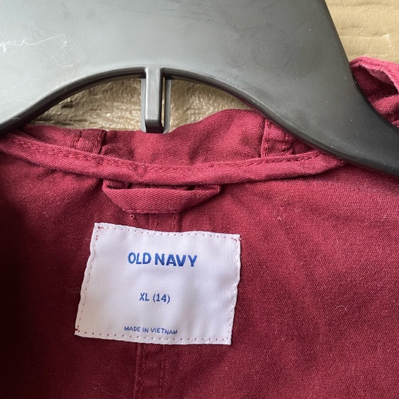 Old Navy Girls Hooded Scout Spring Jacket size XL(14) - Picture 11 of 14